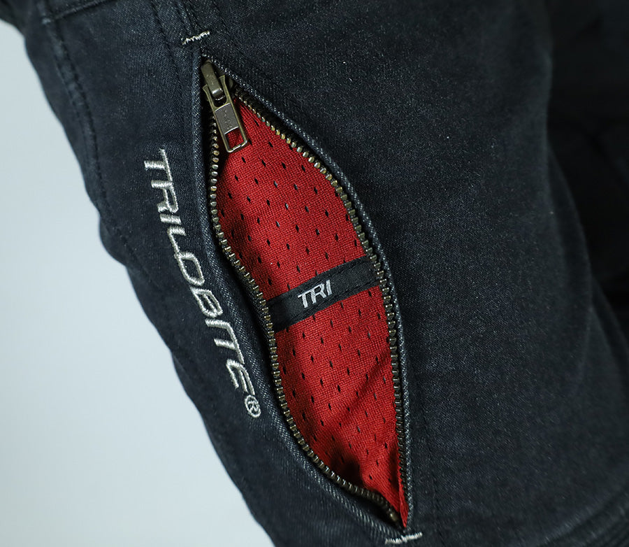 Trilobite - Parado Doublelayer AAAA Slim Fit Ladies Jeans Black Level 2