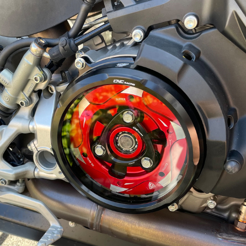 CNC Racing – Ducati Clear Clutch Cover