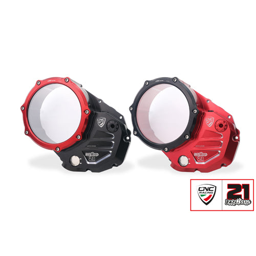 CNC Racing – Ducati Clear Clutch Cover Troy Bayliss Edition