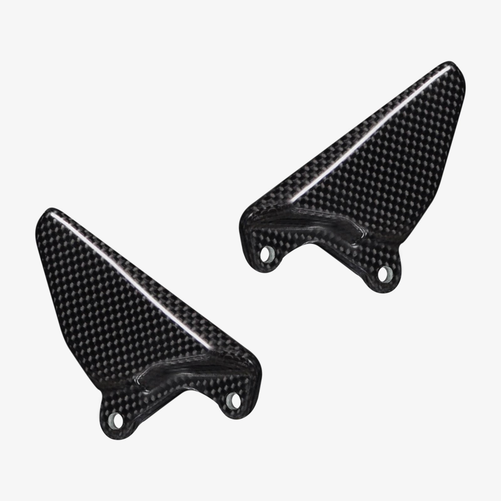 Bonamici Racing Pair of Carbon Heel Plates - Ducati Panigale V4