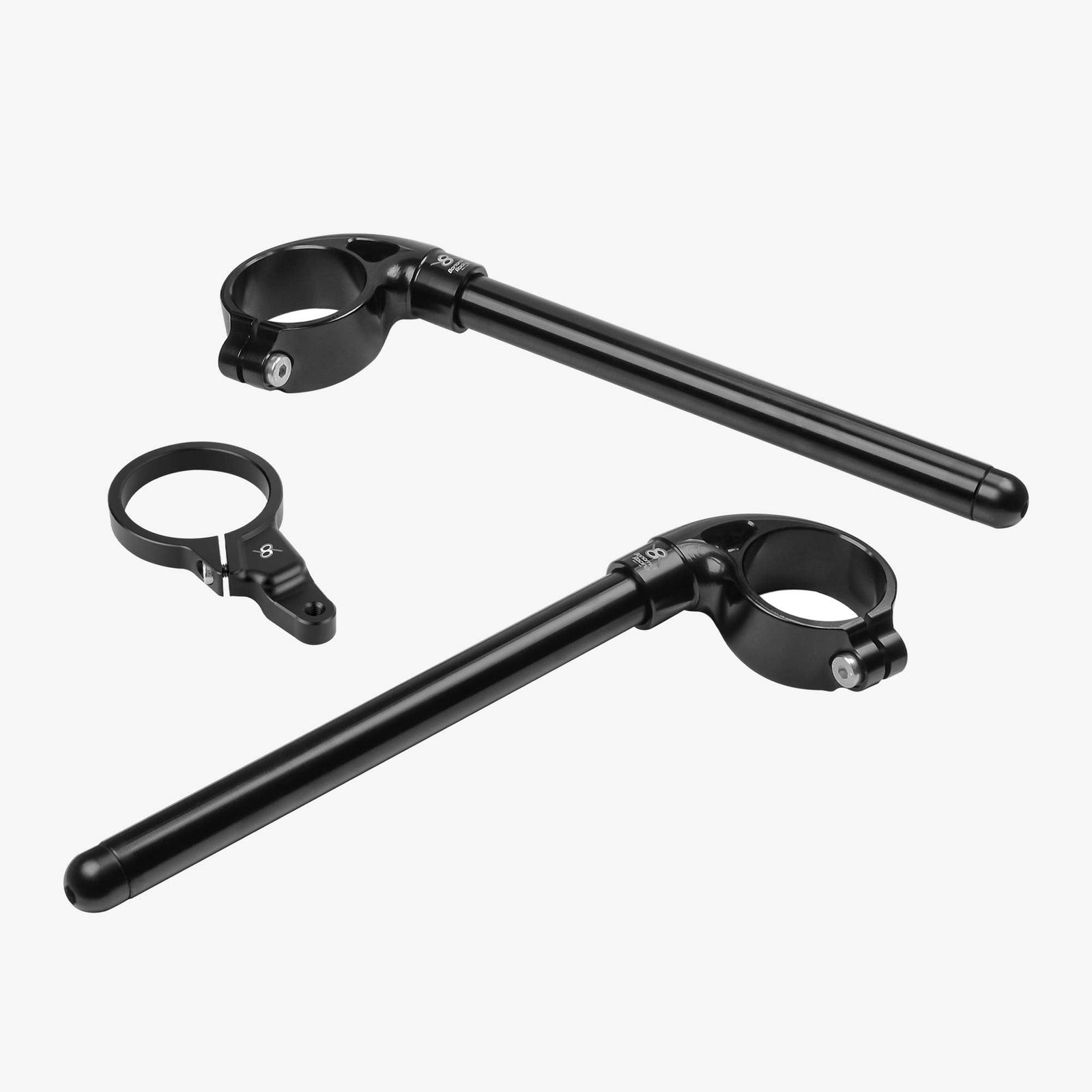 Bonamici Racing Non-Raised Clip-Ons 53 mm - Ducati Panigale V4/V4S (2025)