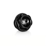 OIL CAP 26X3 - BLACK