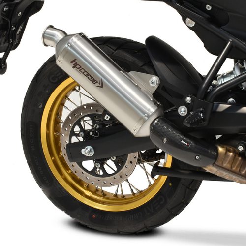 HP Corse SP 1 Short Satin Stainless Steel - Royal Enfield Himalayan 450