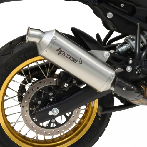 HP Corse SP 1 Short Satin Stainless Steel - Royal Enfield Himalayan 450
