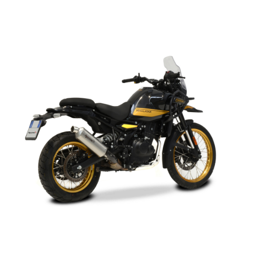 HP Corse SP 1 Short Satin Stainless Steel - Royal Enfield Himalayan 450