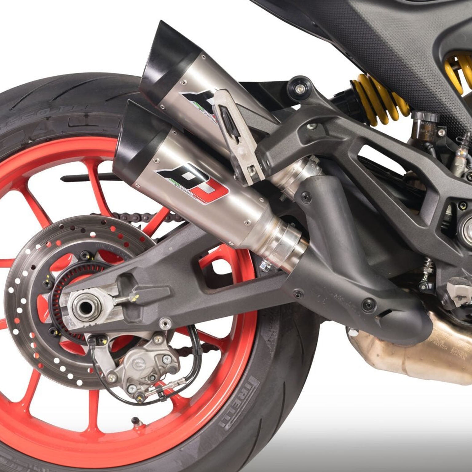 DUCATI MONSTER 937 TWIN GUNSHOT MUFFLER